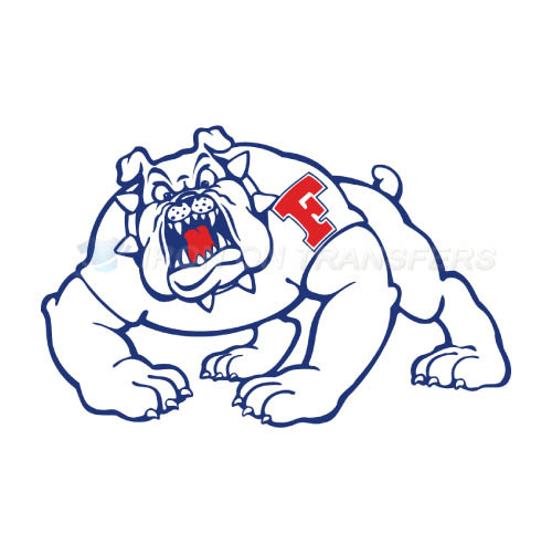 Fresno State Bulldogs Logo T-shirts Iron On Transfers N4422 - Click Image to Close